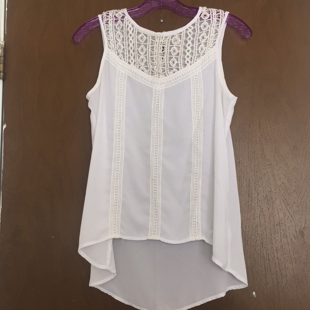 Sheer White Blouse